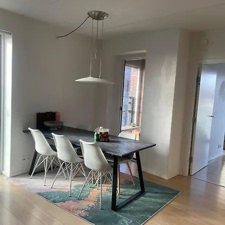 Private Seaview - 2 Balconies, 11th Floor, Elevator, Friendly Lively Area Aarhus